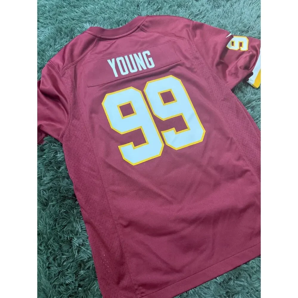 Nike Washington Commanders Chase Young #99 Burgundy NFL Football Jersey Men's L